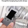 2024 New Fashion All Aluminum Carry on Luggage With TSA Locks Luxury Cool Metal Hard Shell Spinner Suitcase Aluminum Silver - Image 3