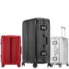2024 New Fashion All Aluminum Carry on Luggage With TSA Locks Luxury Cool Metal Hard Shell Spinner Suitcase Aluminum Silver - Image 6