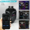 CRELANDER LED Knight Bag Waterproof Hard Shell Motorcycle Motorbike Riding Backpack DIY Display Daypack Eyes LED Backpack - Image 2