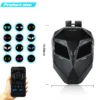 CRELANDER LED Knight Bag Waterproof Hard Shell Motorcycle Motorbike Riding Backpack DIY Display Daypack Eyes LED Backpack