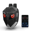 CRELANDER LED Knight Bag Waterproof Hard Shell Motorcycle Motorbike Riding Backpack DIY Display Daypack Eyes LED Backpack - Image 6